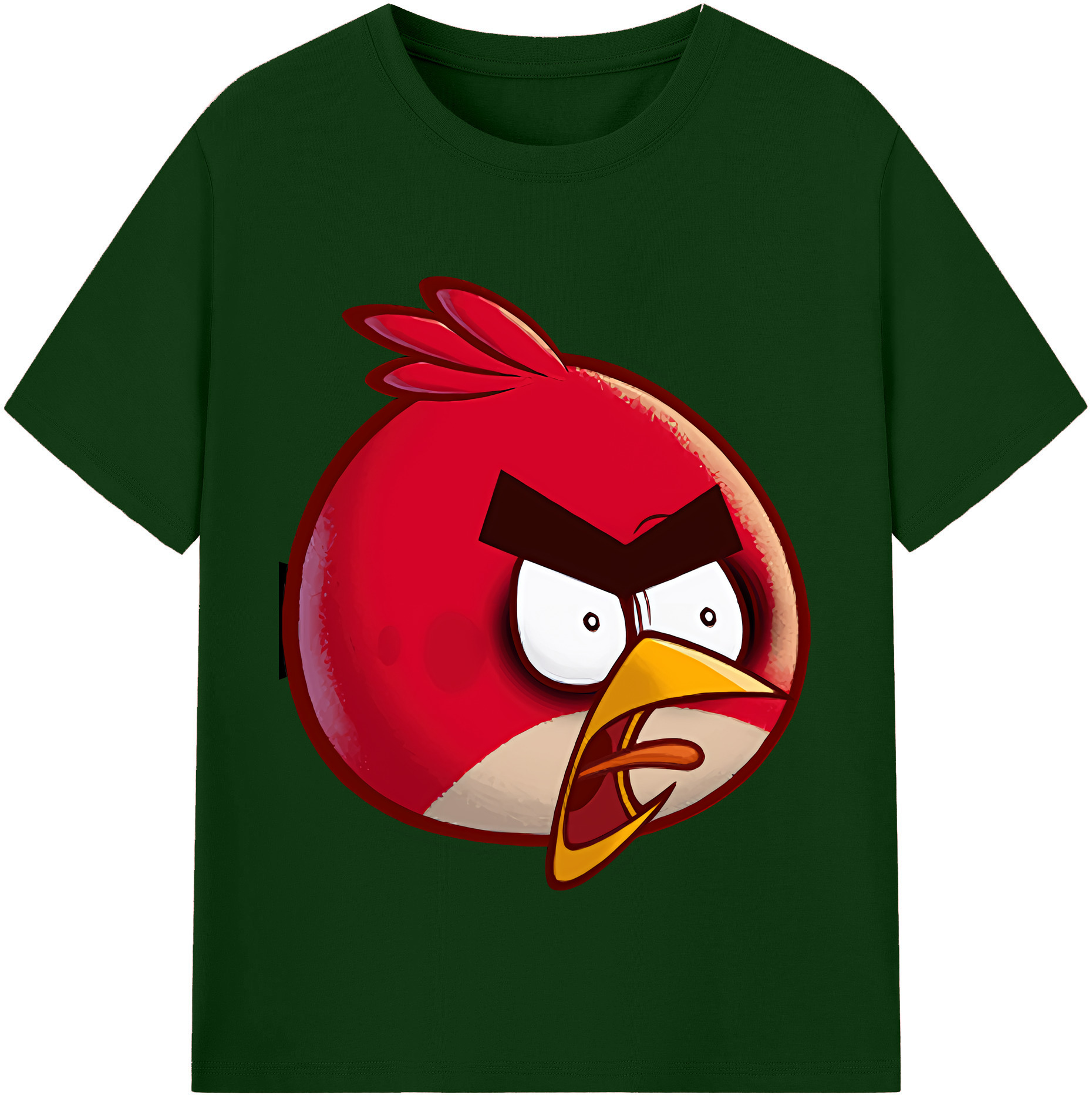 （画像用） Angry Birds アングリーバード 綿100％半袖Tシャツ（フロントプリント）
